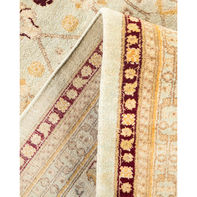 Classic One-of-a-Kind 6' 4" x 9' 0" Hand Knotted Area Rug