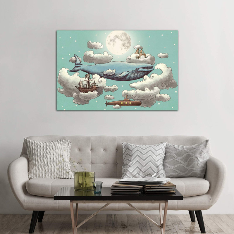 Ocean Meets Sky #2 by Terry Fan - Wrapped Canvas Print, 66.04 cm H x 45.72 cm W x 1.91 cm D