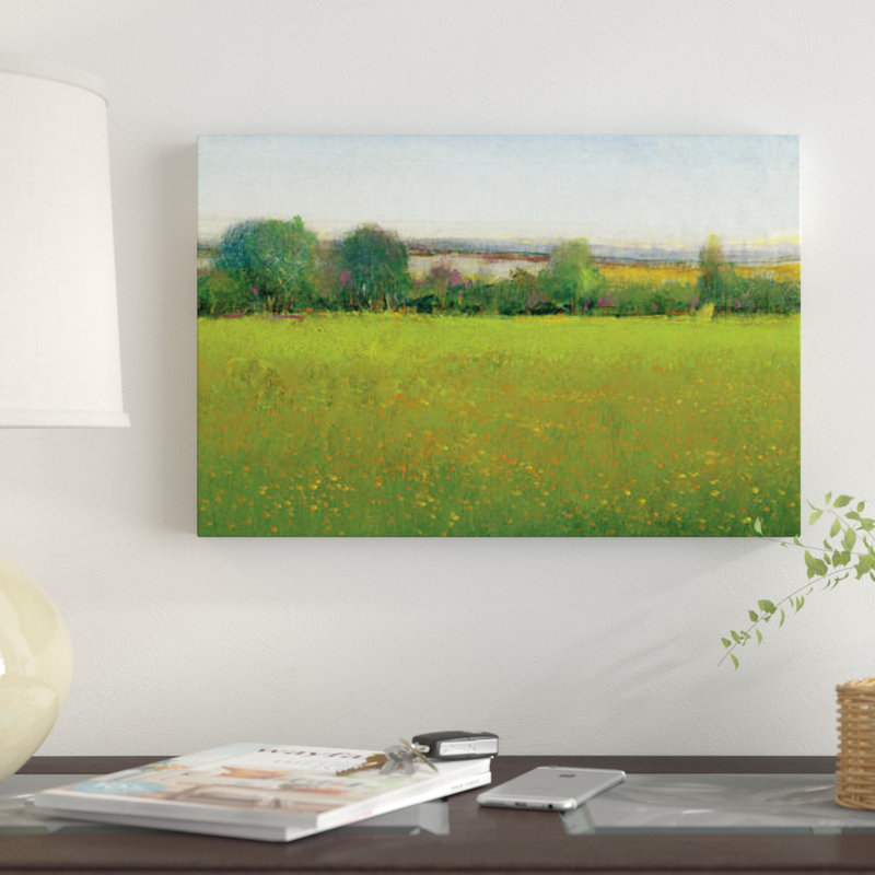 « verdoyants d’un naturel ii », impression sur toile, H 40 po x l 60 po x P 1,5 po, Pas de tapis, Toile tendue