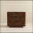 Walnut Nightstand 3-Drawer