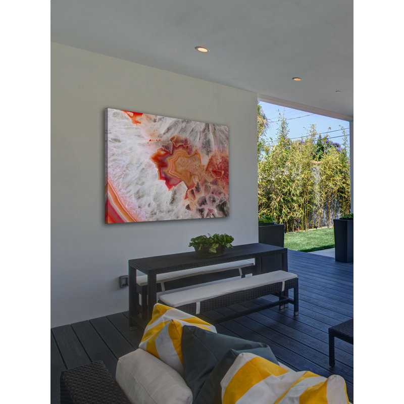 «Crystal and Fire», reproduction d'art sur toile tendue, H 30 po x l 45 po x P 1,5 po