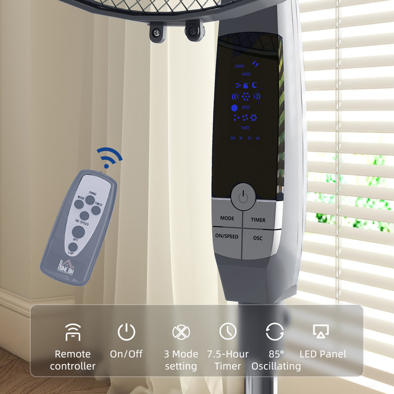 Floor Fan, Grey