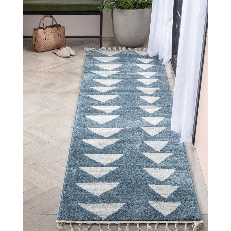 Geometric Indoor Rug, Runner 2'7" x 9'10"