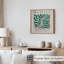 «Botanical Matisse Plant» en vert et rose, reproduction d'art moderne sans cadre Mid-Century-361052632