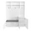 Arbre d'entrée 79 po avec banc de rangement et coussin-889830474