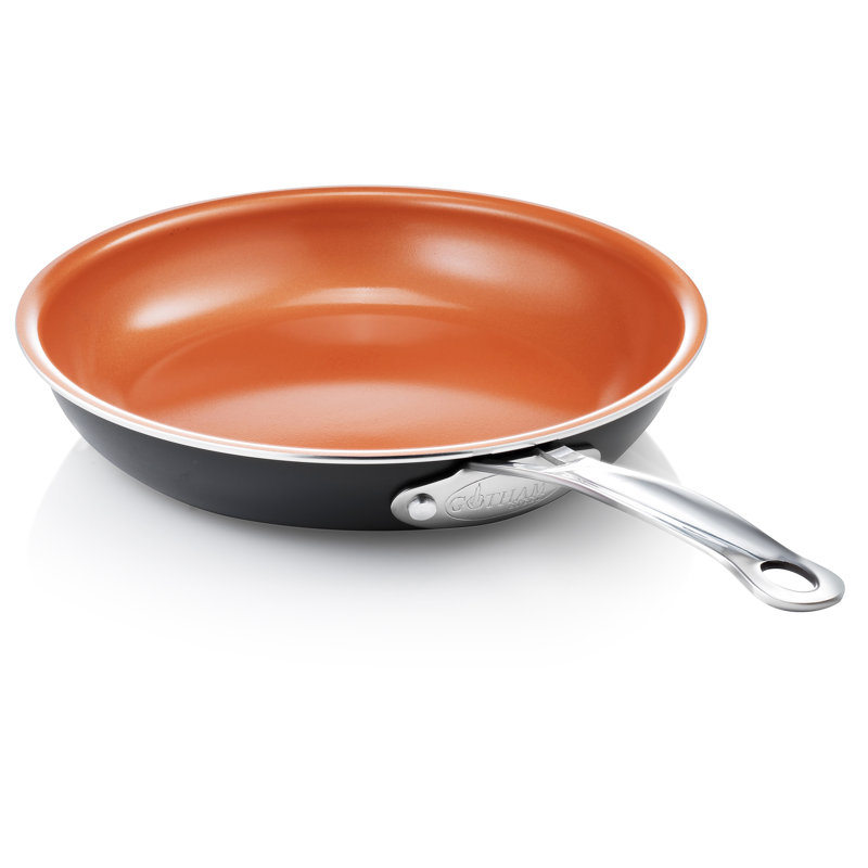 Gotham Steel Nonstick Fry Pan with Stay Cool Handle, Oven & Dishwasher Safe, 9.5" Diameter
