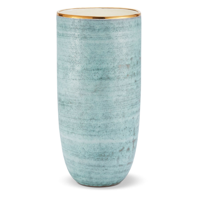 Calinda Ceramic Table Vase, Blue