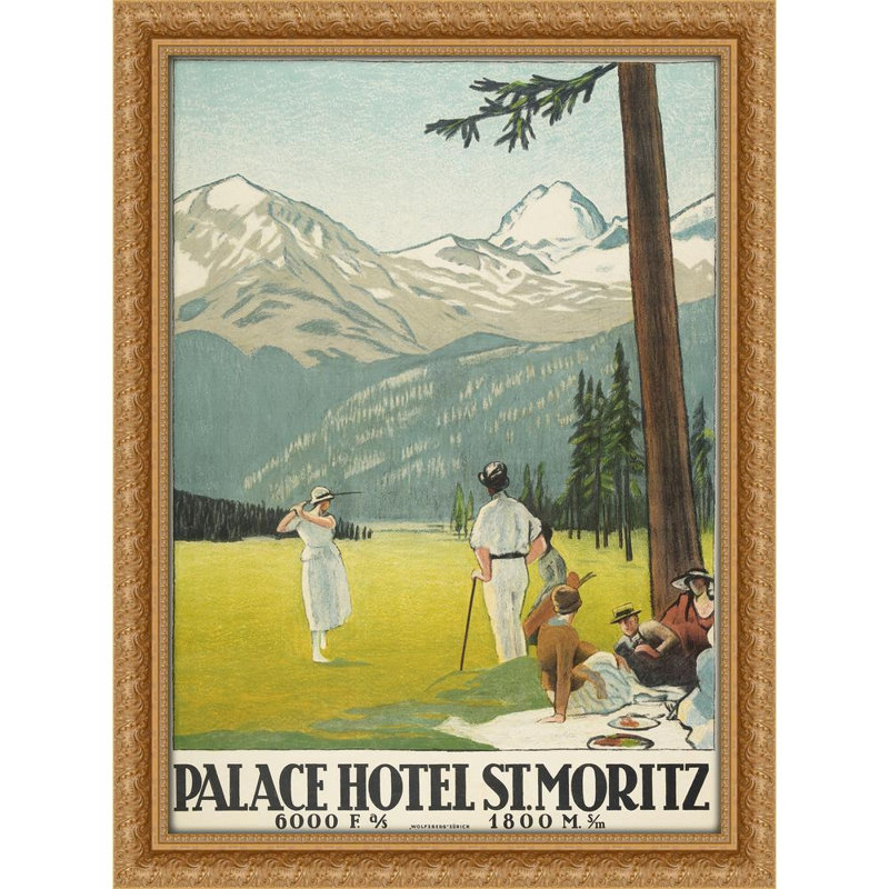 Palace Hotel. Saint-Moritz (1921), H 21 po x l 32 po