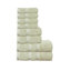 Ensemble de serviettes de bain 100% coton Elegance Essentials 550GSM Zero Twist (2 serviettes de bain, 2 serviettes à main et 4 débarbouillettes)
