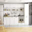Tall kitchen cabinet in white