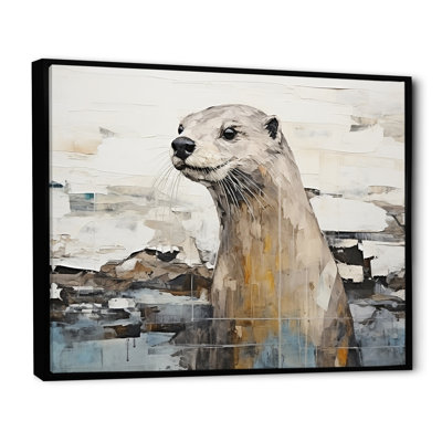 «Otter Playfulness Magic» sur toile