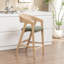 Tabouret de comptoir rembourré Devane-1883403009