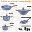 Quinnton 19 - Piece Aluminum Cookware Set