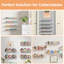 Tablettes en acrylique pour le rangement de la salle de bain, organisateur mural à tablettes flottantes de 15 po pour le parfum, maquillage, soins de la peau, bibliothèque pour enfants pour chambre à coucher, chambre de bébé, transparent, paquet de 4