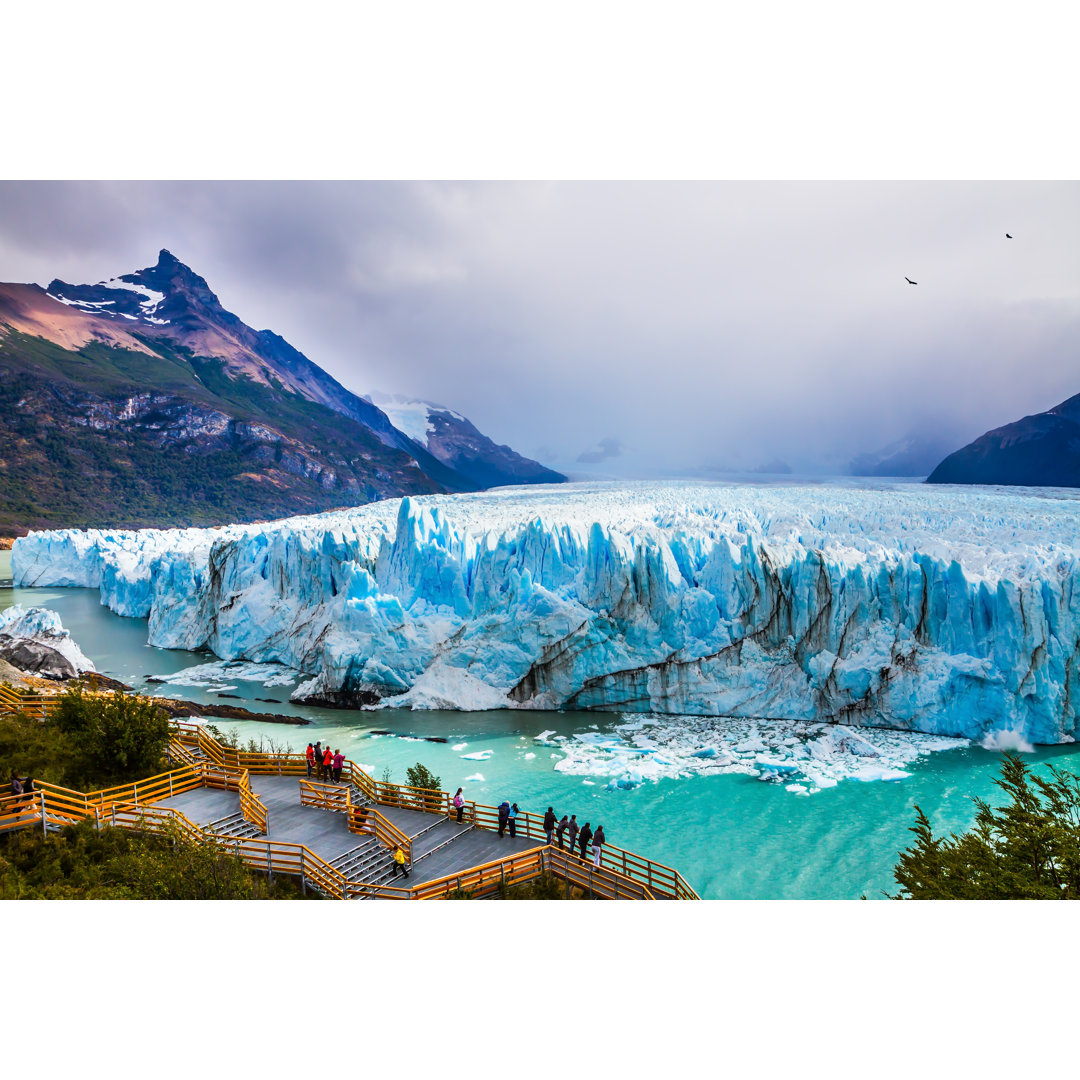 Glacier Perito Moreno In The Patagonia by Kavram - Wrapped Canvas Print