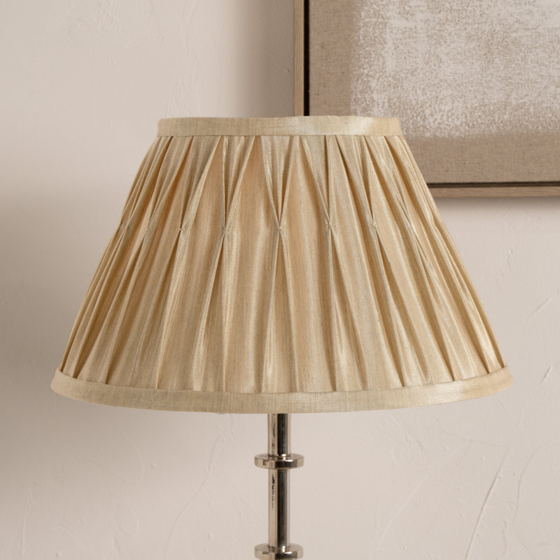 Ervin Empire Lamp Shade, Gold, 30"H x 50"W x 50"D