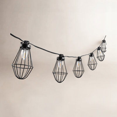 Baltimore 120'' Teardrop Caged String Lights