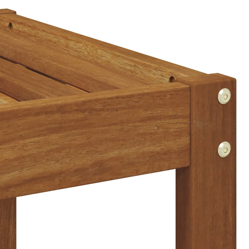 Solid Wood Outdoor Bench, 37cm H x 79cm W x 43cm D