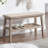 Rattan Entryway Bench Wood Shoe Rack Bench With Storage Small Bench Dining Bench Farmhouse Vintage Rustic Accent Bench Mid Century Window Bench For Porch/Dining Room/Living Room-2016592590