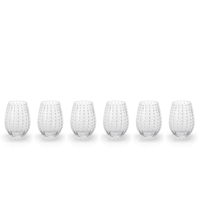 Verre à vin sans pied 19 oz. Sapp, Blanc