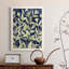 Indigo Blooming Night II - peinture sur toile encadrée-1588414146-1588414147