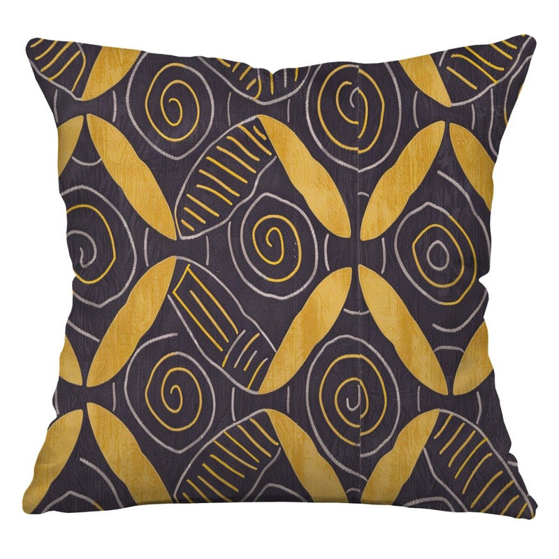 Coussin Botanical, H 14 po x l 14 po