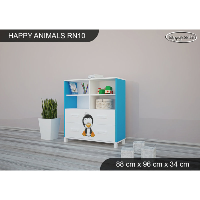 88cm W Kids Cube, Blue