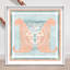 Casablanca to Paris Peach Shadowbox Animals Print by Oliver Gal, Black Frame, 12 x 12-1552217644-1552217646