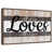 Cadre flottant noyer