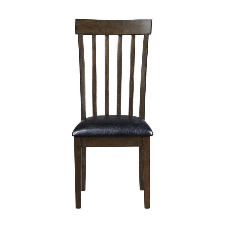 Ensemble de 2 chaises rembourrées en similicuir