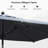 105.5”×141.34“ Outdoor Rectangular Market Gray Umbrella -99525976