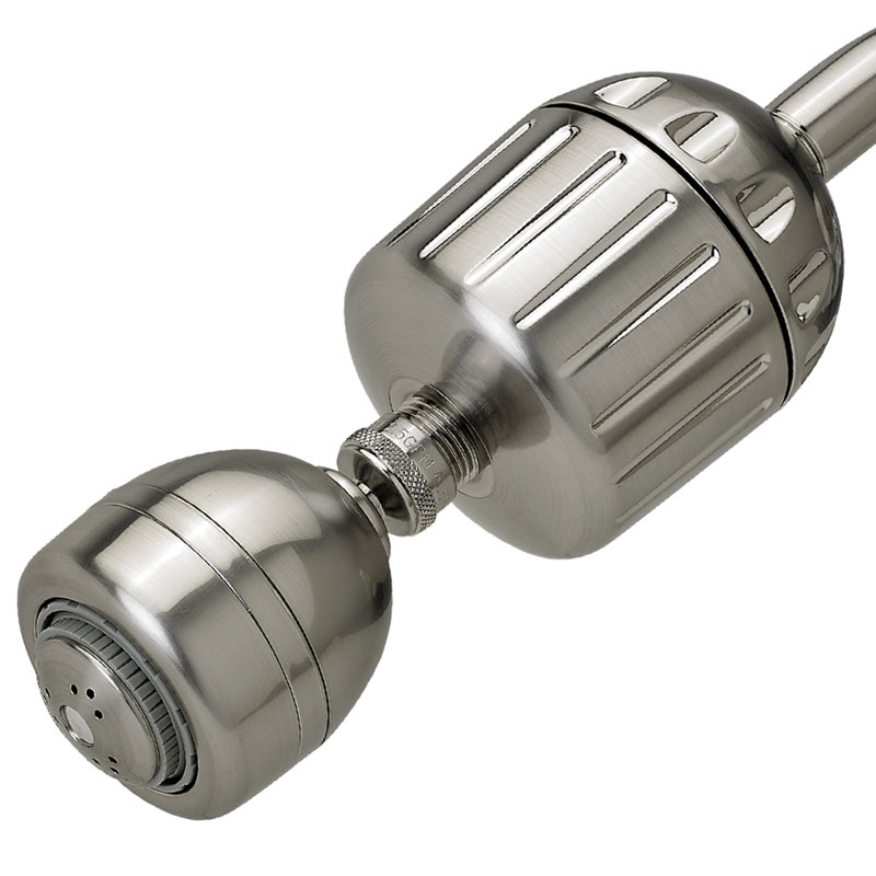 Filtre de remplacement de douche high output, Nickel brossé