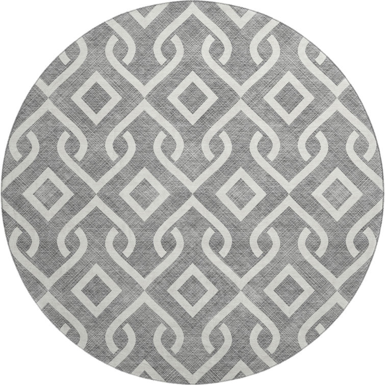 Premium Machine Washable Cerrito Gray Rug