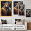 «Mouloud Bull with A Stylish Leather Leather Jack I», reproduction sur toile-87343867-87343868
