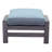 Metal Outdoor Ottoman with Sunbrella® Cushion