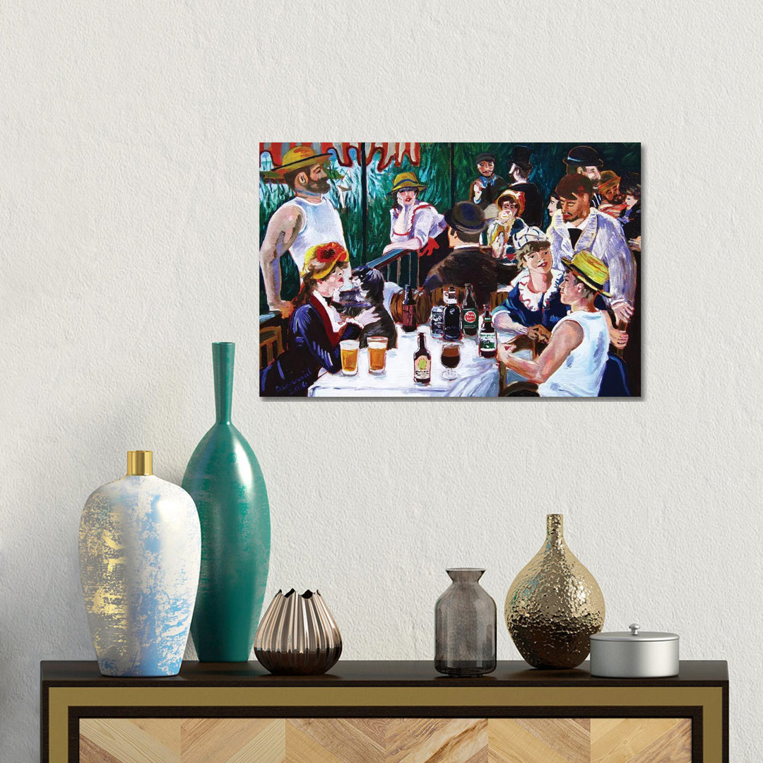 Tasting Of The Beer Party von Scott Clendaniel - No Frame Gallery-Wrapped Canvas Giclée on Canvas