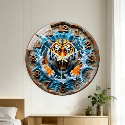 Horloge murale en verre 16 po