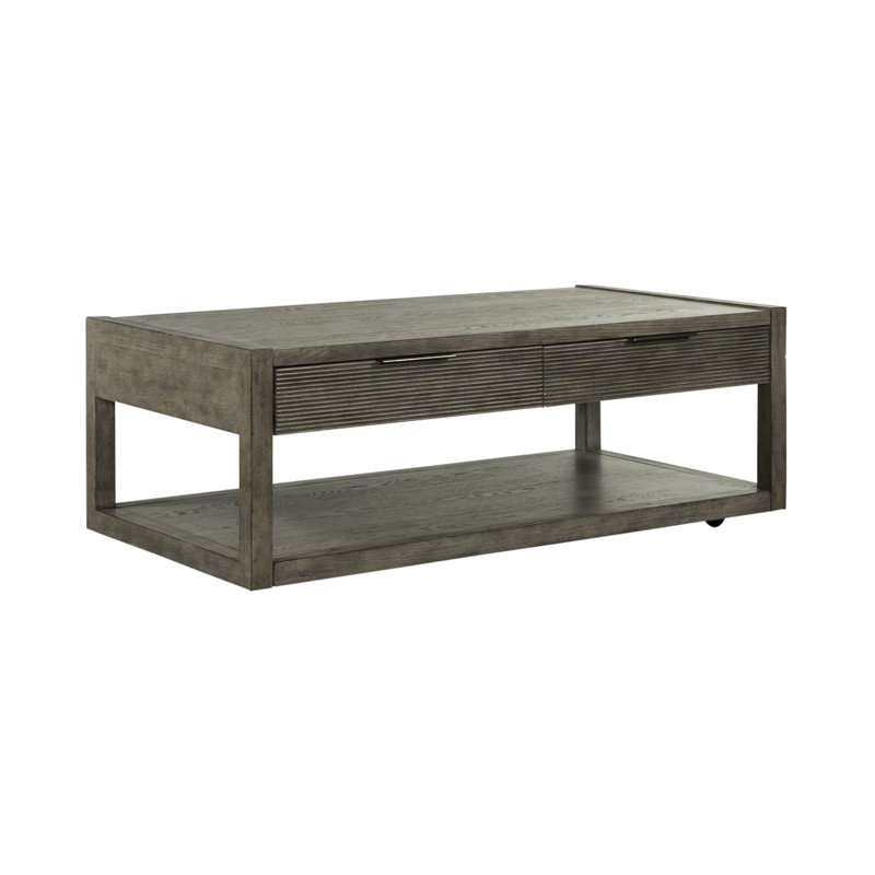 Table basse Keena avec tablette de plancher