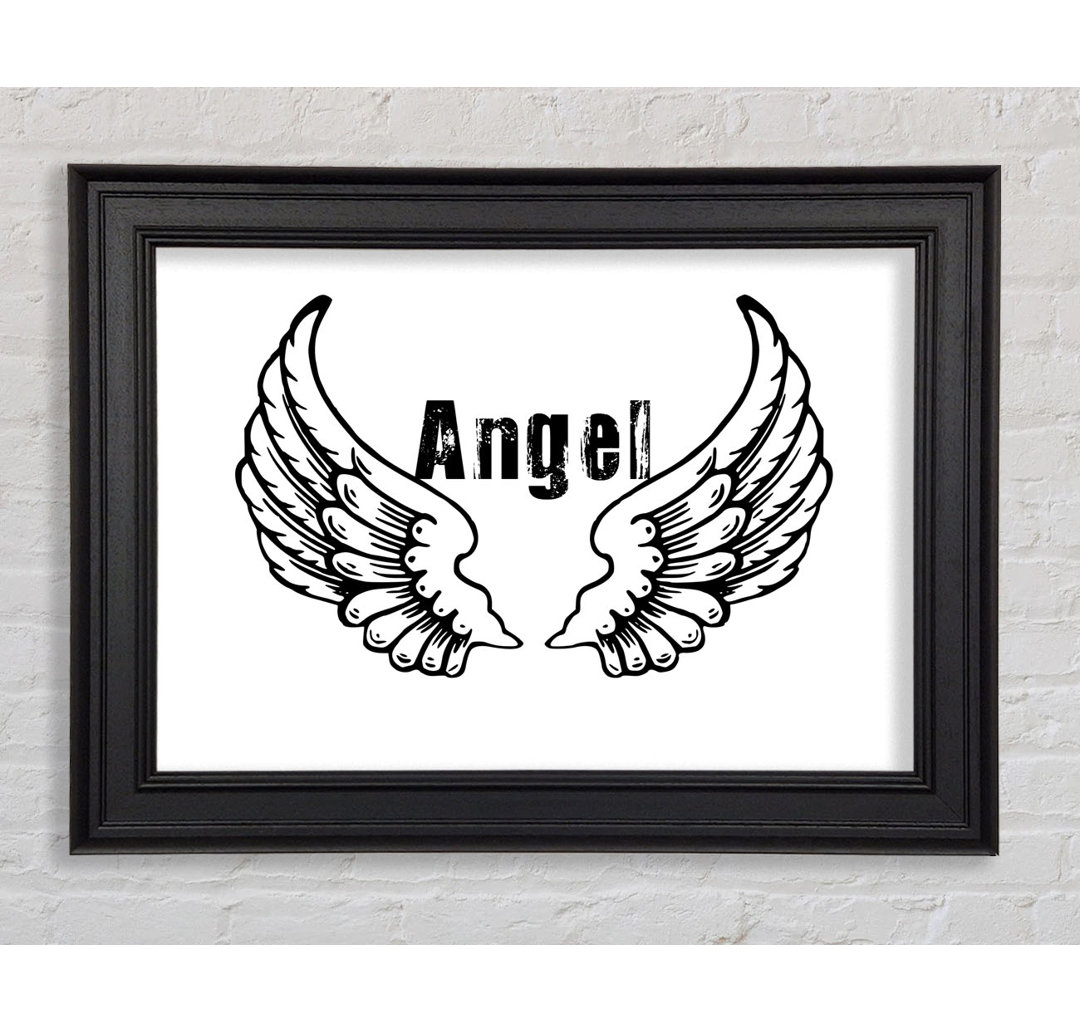 Angel Wings 2 Gerahmter Druck