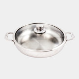 Swiss Diamond Premium Clad 5.3 qt Chef Pan w/Lid - Induction