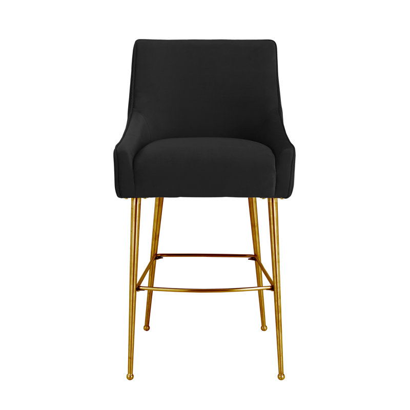 Tabouret de bar et de comptoir Simmon, Tabouret de bar (siège d'une hauteur de 30,7 po), Noir