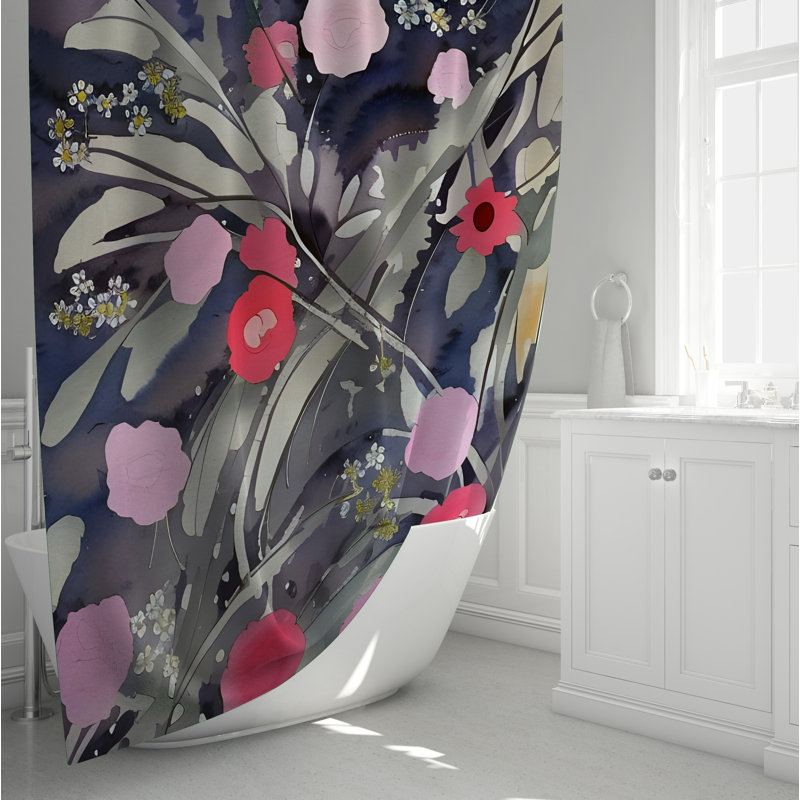 Rideau de douche Basilia, H 72 po x l 70 po