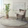 Tapis abstrait gris anthracite / gris Abbate