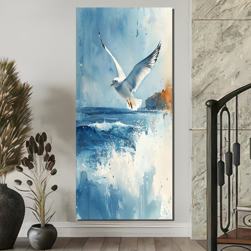 Audraya - Animals Wall Art Prints, H 60 po x l 28 po, Ne pas appliquer, Toile tendue
