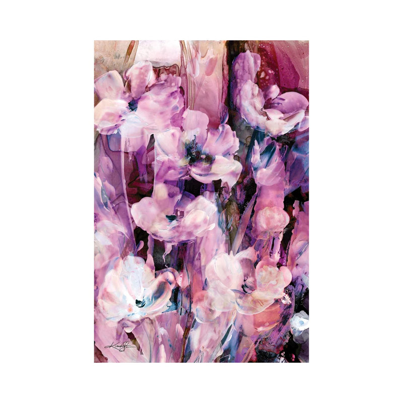 Divinely Beautiful by Kathy Morton Stanion - Wrapped Canvas Painting, 20.32 cm H x 30.48 cm W