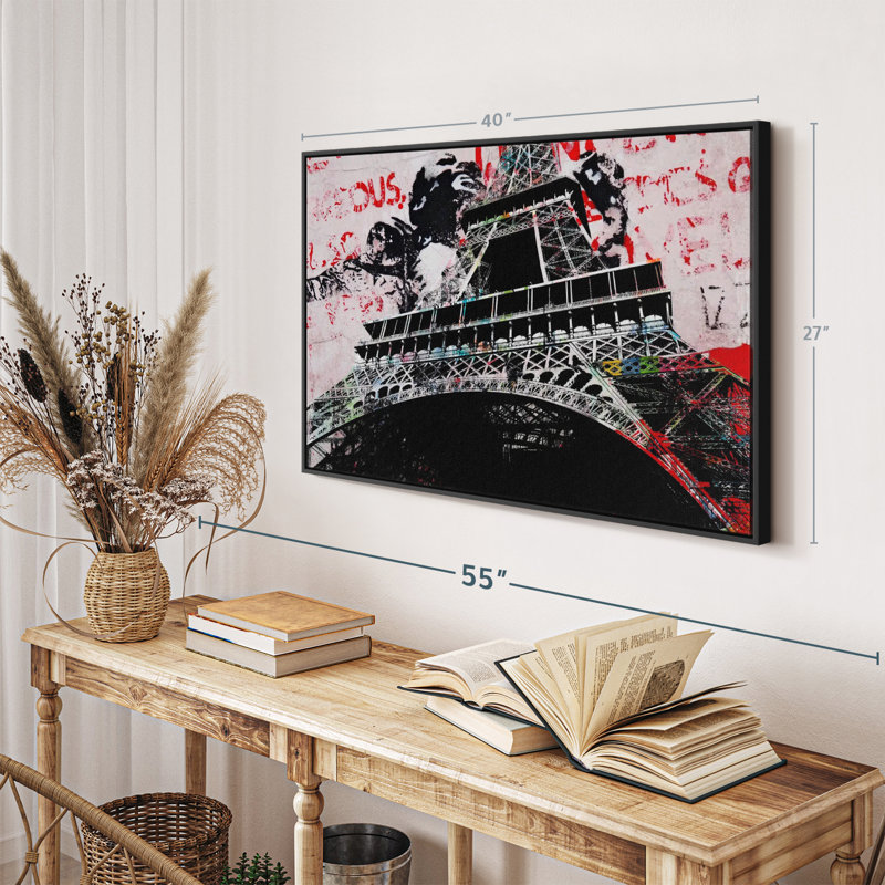Impression sur toile, Tour Eiffel III, H 27 po x l 40 po