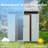 6Ft X 5Ft Outdoor Metal Storage In White - Robust Galvanized Steel Build Weather Panels Transparent Plate For Bright Interior Sliding Doors & Padlock Simple Assembly Guide Shed Frame Protected-125090430