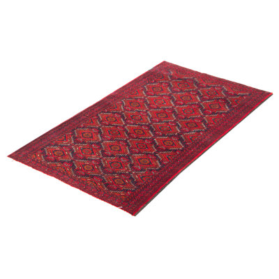 One-of-a-Kind 3'3" X 5'9" New Age Wool Area Rug in