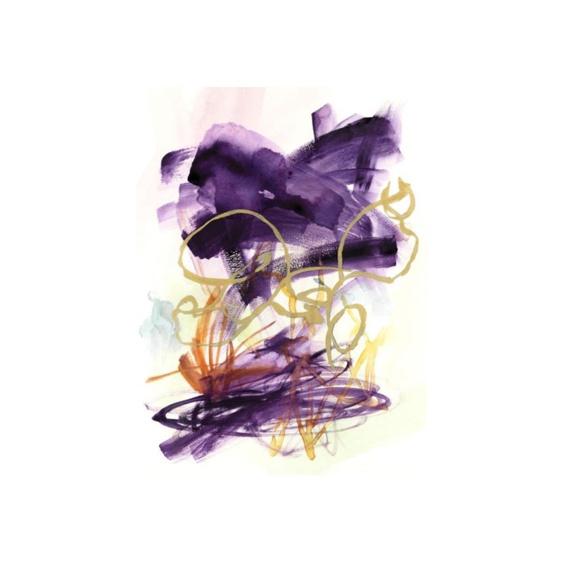 Dance With Me Painting by Guseul Park, Gild Gold, 54" H x 40" W x 1.5" D