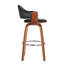 Tabouret de comptoir pivotant de 25,6 po Colwell-22385802